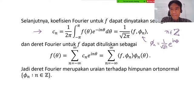 ANALISIS FOURIER: Himpunan Fungsi Ortogonal