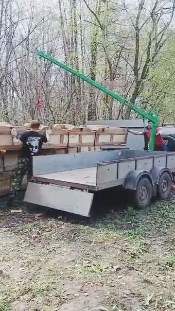 Кран для прицепа смотреть онлайн