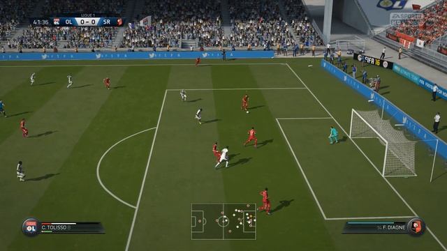 Lyon - Rennes / FIFA 16 PC смотреть онлайн