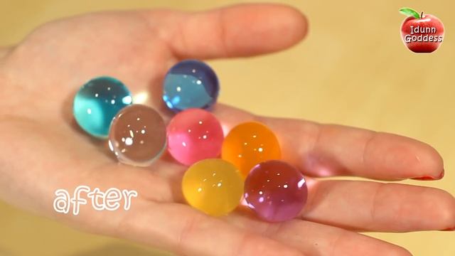 Water Gel Balls Demonstration - Invisible and Colorful Polymer Balls (Spitballs or Water Balz Jumbo смотреть онлайн