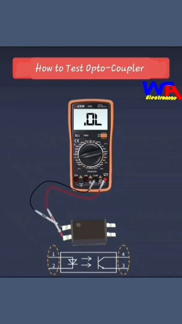 How to Test Opto-Coupler #electrical #electronic #shorts смотреть онлайн