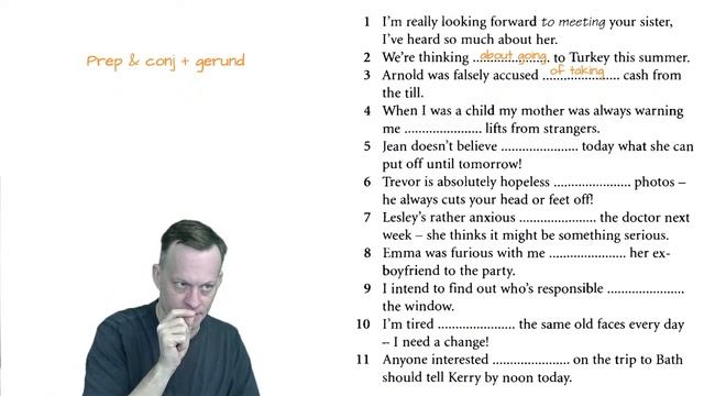 Advanced English B2 & C1 -- Gerunds and -ING words -- Lots of Practice today смотреть онлайн