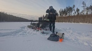 Доработка МОТОБУКСИРОВЩИКА ТОФАЛАР 500 , расставили ЖЕРИЛЦЫ , половили ОКУНЯ Новая Игирма! #Рыбалка