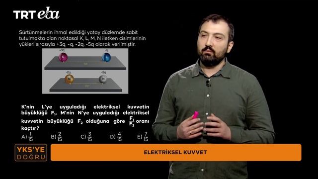 YKS'ye Doğru 2024 Fizik-19 (TYT) (İletken ve Yalıtkanlarda Yük Dağılımı - Elektriksel Kuvvet) смотреть онлайн