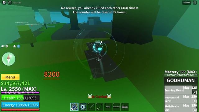 BOUNTY HUNTING WITH THIS 30MIL INF PORTAL ONESHOT COMBO IS OP!!😎😂 | Gravity Cane Bounty hunting #54 смотреть онлайн