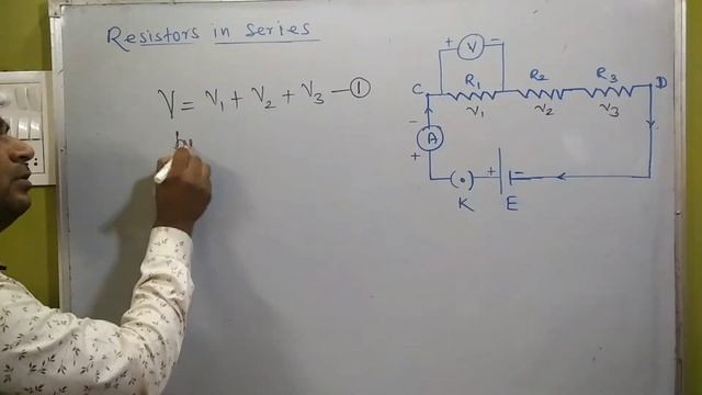 Resistors in Series|Rs=R1+R2+R3|Current electricity|Tech Science| expression for resistors in serie смотреть онлайн