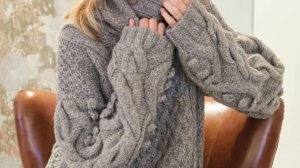 Тёплый Уют! Джемпер, свитер, пуловер спицами: Вяжем сами + СХЕМЫ! 🧶✨