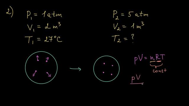 Ideal gaz tenglamasi (2-masala) | Gazlar va molekulyar kinetik nazariya | Kimyo смотреть онлайн