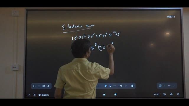 Slater's Rule by Dr. Hemanta Deka, Assistant Professor, Dept. of Chemistry, Goalpara College смотреть онлайн