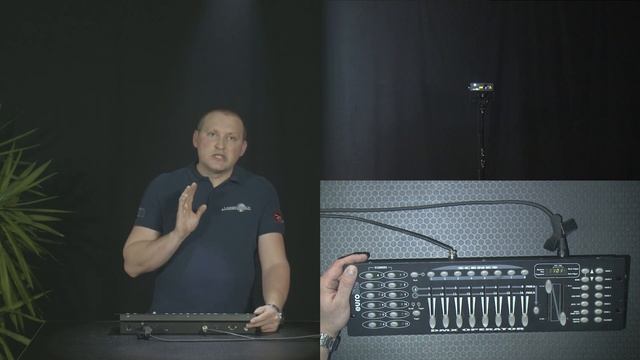 Basic LASER control with small DMX controller - example with Laserworld EL-230RGB | Laserworld смотреть онлайн