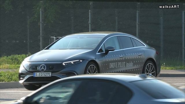 Mercedes EQS * Drive pilot inside * Hochautomatisiertes Fahren * Highly automated driving * 4K смотреть онлайн