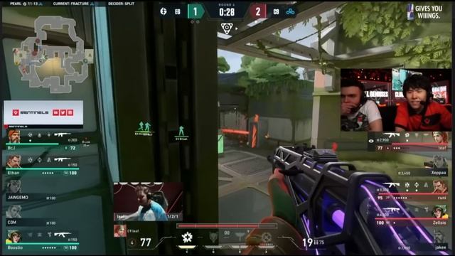SEN Tarik and Sinatraa reaction after C9 Leaf TALKING SH*T to EG after round | C9 vs EG VCT AMERICA смотреть онлайн