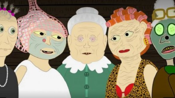 Бабка Алка серия 28 Старческий девичник Уродская анимация