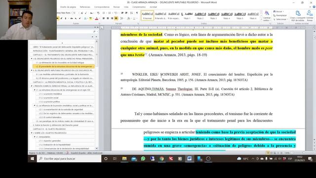 PRIMERA PARTE - EL TRATAMIENTO PENAL DEL DELINCUENTE IMPUTABLE PELIGROSO смотреть онлайн