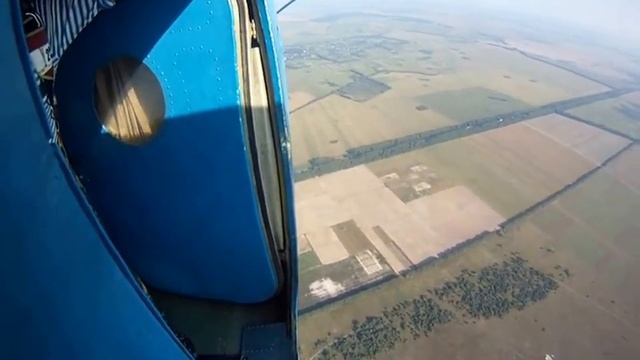 Мой пятый прыжок. Отделение от ЛА. DZ "Прогресс". смотреть онлайн
