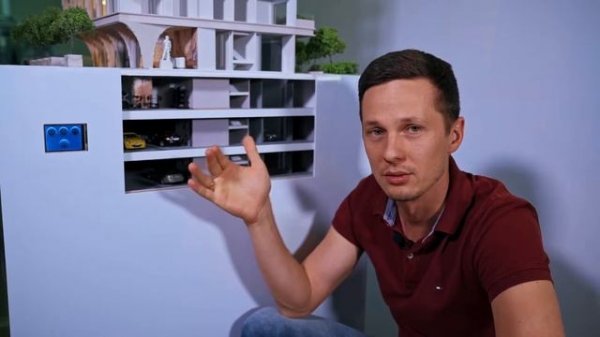 Архитектурный макет клубного дома Vernissage от ZIGGURAT Development