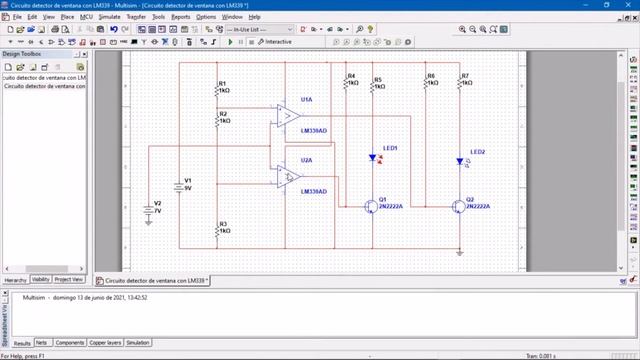 Circuito detector de ventana con LM339 смотреть онлайн