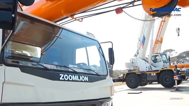 Cheap Price ZOOMLION QY55V 43.6m Boom 50 Ton 55 Ton Hydraulic Mobile Truck Crane For Sale смотреть онлайн
