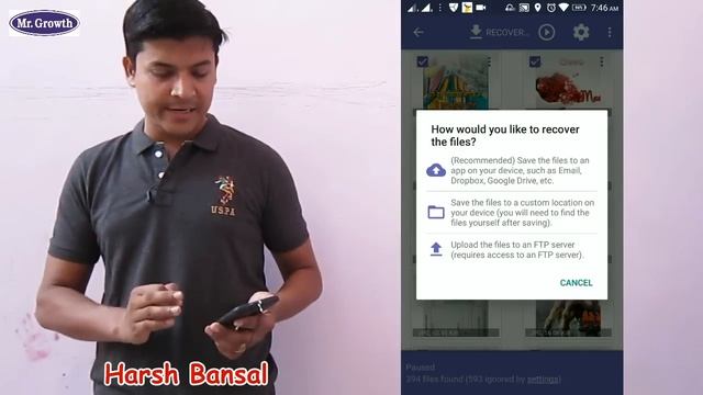 How To Recover Deleted Photo 100% Any Android | How To Recover Mobile Data | Hindi | Mr.Growth❤❤🙂 смотреть онлайн