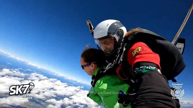 Tandem Skydive Salto de Paraquedas Algarve Raquel смотреть онлайн