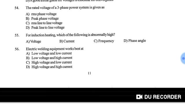 TRANSCO AE ELECTRICAL ENGINEERING QUESTION PAPER WITH ANSWERS смотреть онлайн