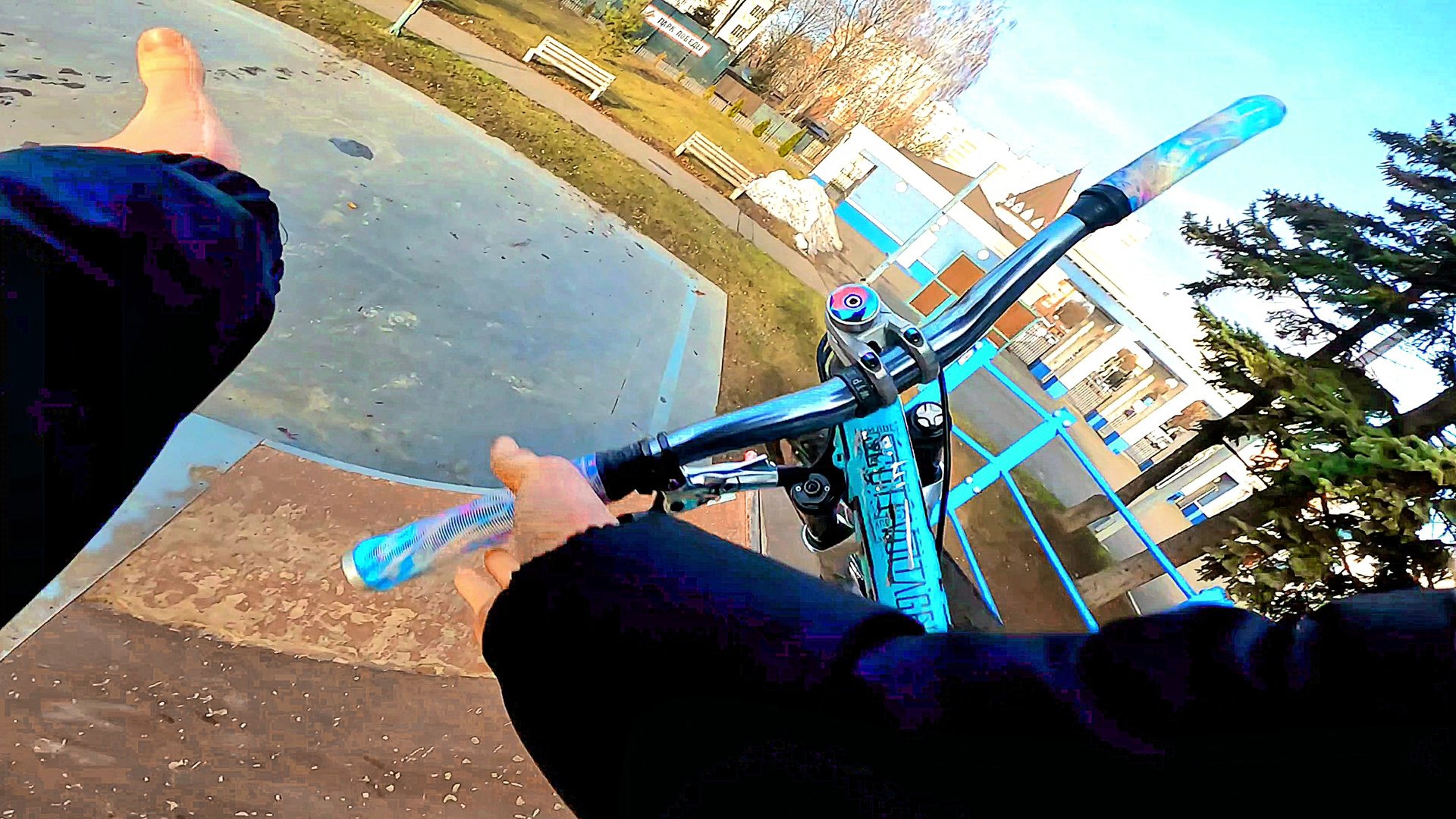 Катаю на МТБ/POV GoPro MTB Urban Street Riding. смотреть онлайн