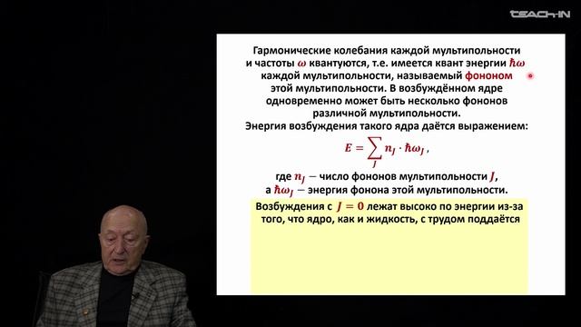 Капитонов И.М. - Физика атомного ядра и частиц - 13. Коллективные возбуждения атомных ядер смотреть онлайн