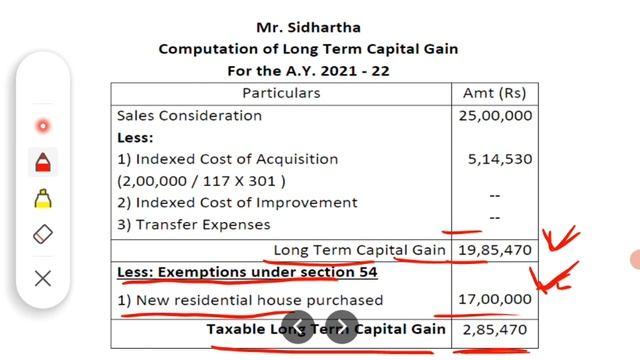 Long Term Capital Gain: Example No. 8 & 9 смотреть онлайн