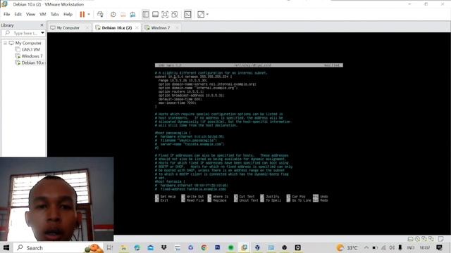 Konfigurasi ip address, dhcp server dan Nat pada (debian 10 & Windows 7) смотреть онлайн