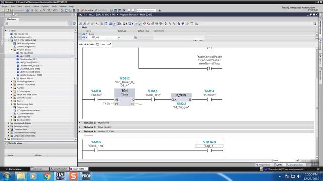 Communication S7 1500 To S7 1200 Using I Device