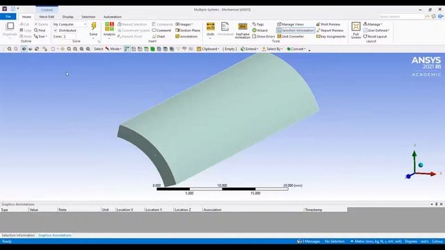 9.1 How to Restore Model Tree Outline (Left Panel) in ANSYS Mechanical? смотреть онлайн