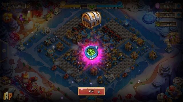 РОЛЛИНГ 50000 САМОВ, СОБИРАЕМ ОГНИКА, 26 КОРОБОК 5 ЛВЛ, СУНДУКИ ЗАМКА, Битва Замков, Castle Clash смотреть онлайн