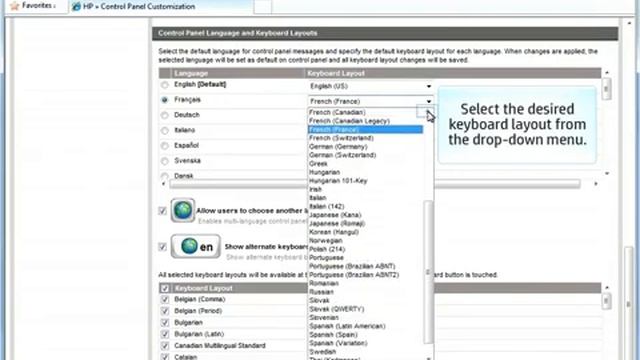 Setting Language and Keyboard Layout | HP OfficeJet Enterprise Color MFP X585 | HP смотреть онлайн