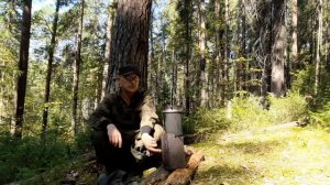 Печка-щепочница и немного посуды