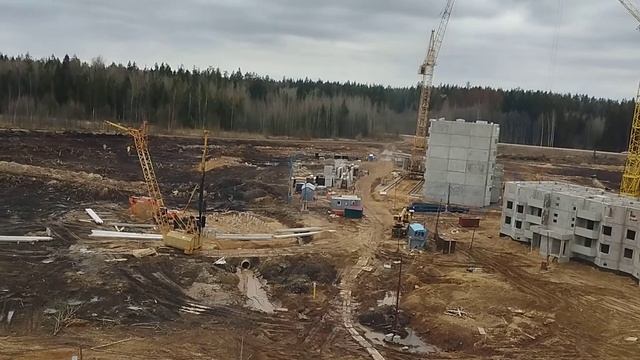 Новополоцк , строительство микрорайона 8а , 16.04.2022 смотреть онлайн