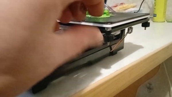 3d принтер easy threed k9 mini первая печать