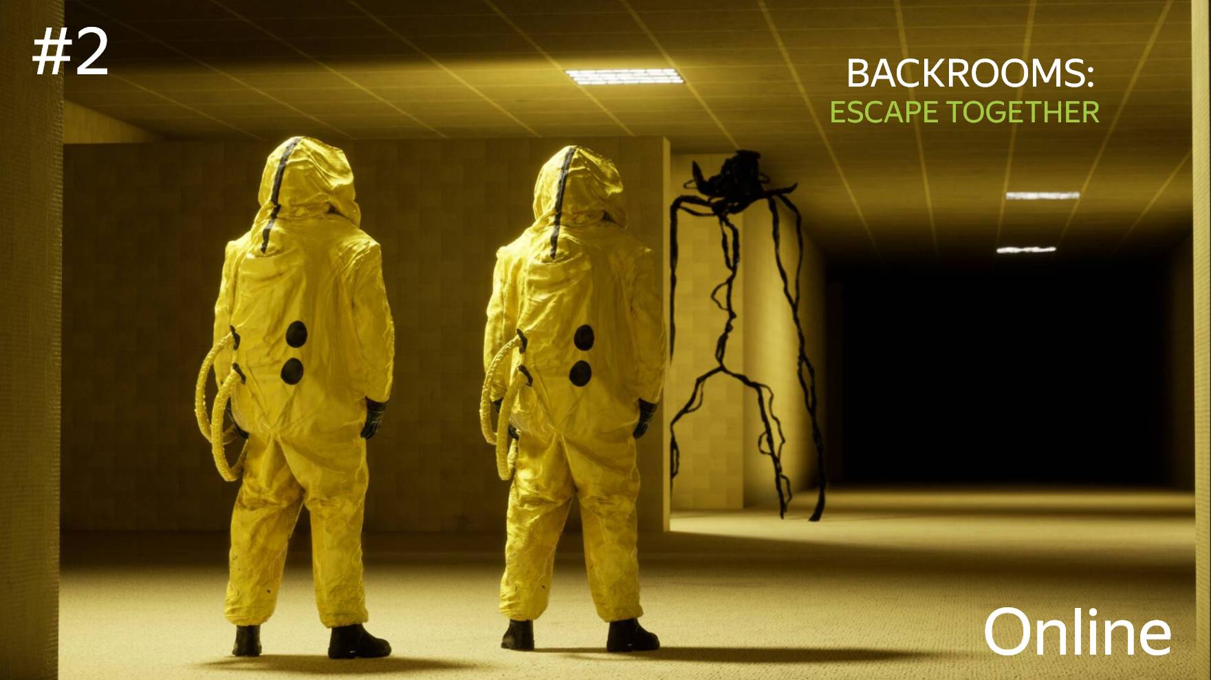прохождение игры Backrooms: Escape Together вдвоем с другом ( 2 часть ) смотреть онлайн