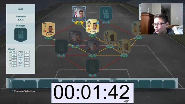 FIFA 16- RANDOMIZER SQUAD BUILDER FT. SANTI CAZORLA!!! смотреть онлайн