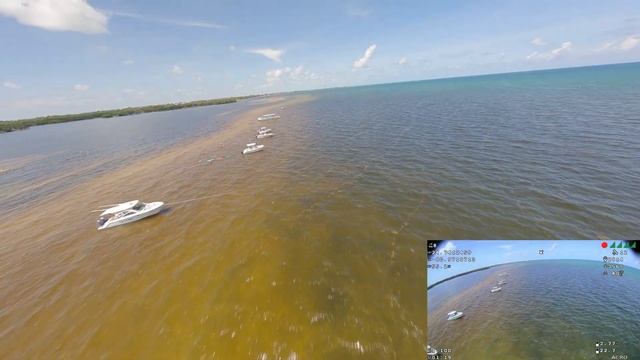 Open Water FPV - Curry Hammock - Marathon, FL - HDZero 1 Watt DVR - Thunder In Paradise!! смотреть онлайн