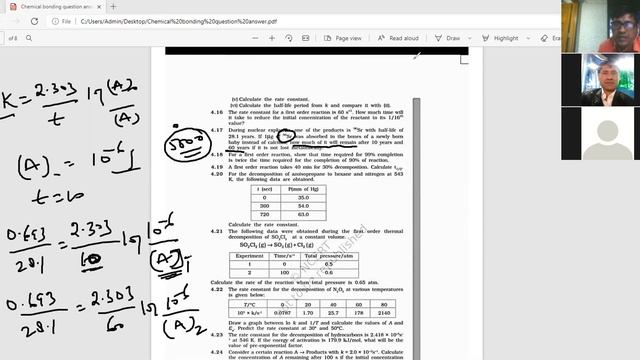 10 2 CHEMICAL KINETICS NCERT QUESTION PART 4 смотреть онлайн