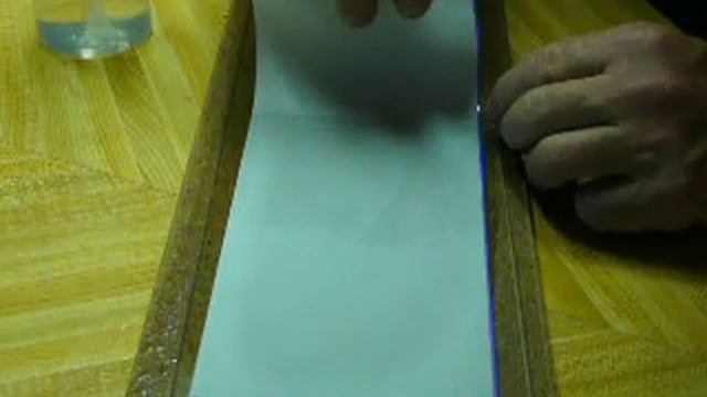 putting .3 micron paper on glass смотреть онлайн
