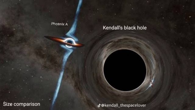 Kendall's black hole is the Farthest Black hole located in galaxy:Gnz11 31 billion light years away смотреть онлайн