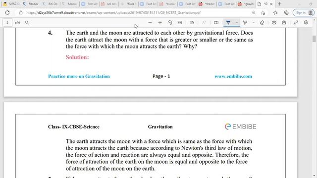 Learnivio | Gravitation | Lect 36 | 9th Class | 16-11-2022 смотреть онлайн