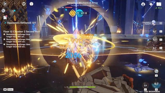 Spiral Abyss 4.5 - Raiden Taser / Ayato Triple Geo | Genshin Impact смотреть онлайн