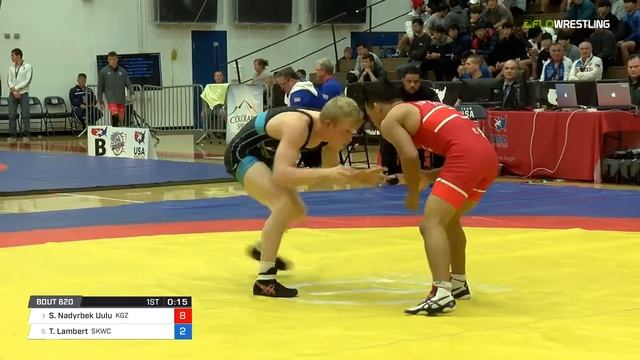 FS/57 KG/57 F, Samat Nadyrbek Uulu, Kyrgystan Vs Tim Lambert, Sunkist Kids Wrestling Club Copy.mp4 смотреть онлайн
