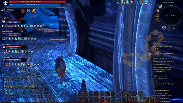 TERA online 2015,Лоркада,прохождение,Аргонские залы,Лансер,pve смотреть онлайн