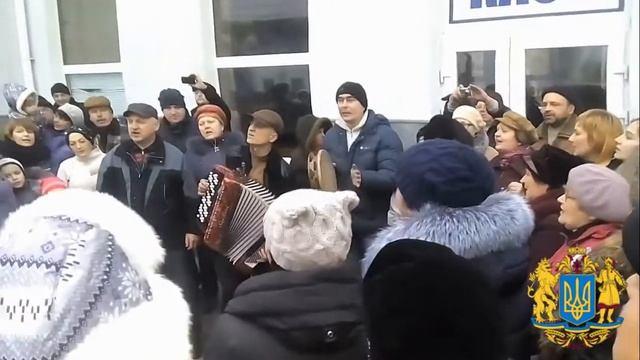 Песенный флешмоб! Мелитополь. Зажгли красиво! смотреть онлайн