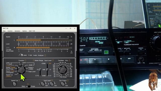 Demonstration Of Nak T-100 Software For Testing Of Cassette Decks