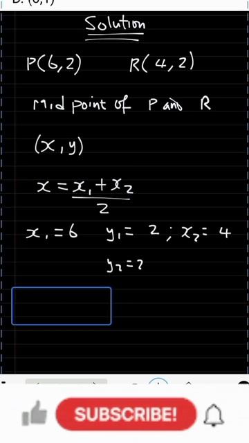 MID-POINT BTW 2 POINTS @mathematicssolutioncenter9778 смотреть онлайн