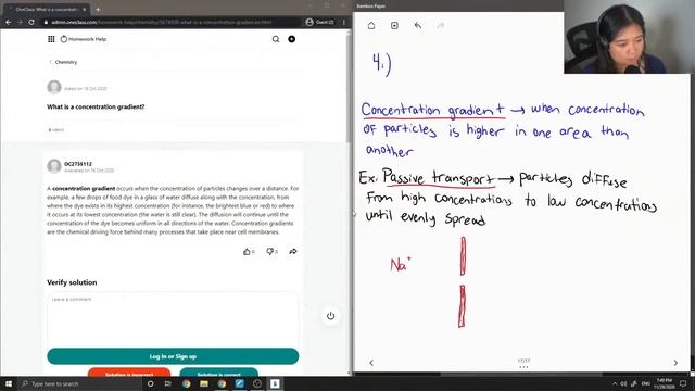 What is a concentration gradient? смотреть онлайн